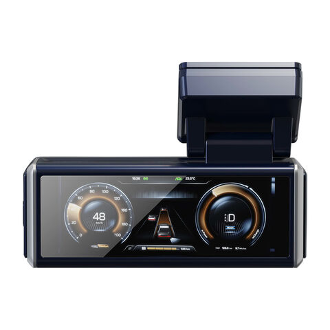 Cámara de Coche con WiFi, GPS, Cámara de Tablero Delantera y Trasera para Coches, Visión Nocturna, Pantalla IPS de 3.2 Pulgadas, DVR con Monitor de Estacionamiento 24h