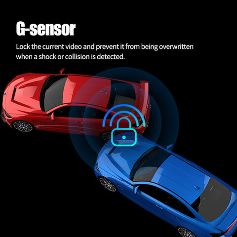Cámara de Coche con WiFi, GPS, Cámara de Tablero Delantera y Trasera para Coches, Visión Nocturna, Pantalla IPS de 3.2 Pulgadas, DVR con Monitor de Estacionamiento 24h