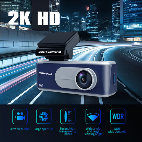 Cámara de Coche con WiFi, GPS, Cámara de Tablero Delantera y Trasera para Coches, Visión Nocturna, Pantalla IPS de 3.2 Pulgadas, DVR con Monitor de Estacionamiento 24h