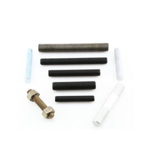 Prisioneiros de extremidade dupla ASTM A193 B7 B7M L7 L7M L43 B16 A320 B8 B8M 660B, simples/PTFE/pretos/galvanizados a quente