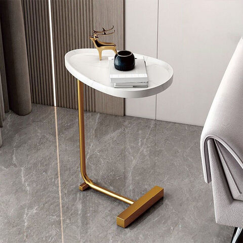 Mesa Auxiliar Taburete Muebles de Metal Baratos Diseñador de Café Sala de Estar Extremo Moderno Sofá Mesa de Té Lateral
