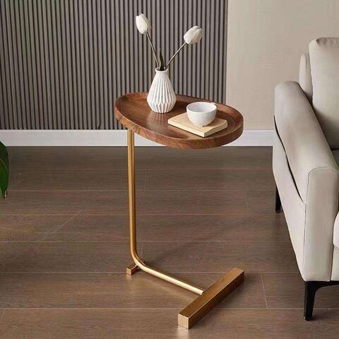 Mesa Auxiliar Taburete Muebles de Metal Baratos Diseñador de Café Sala de Estar Extremo Moderno Sofá Mesa de Té Lateral