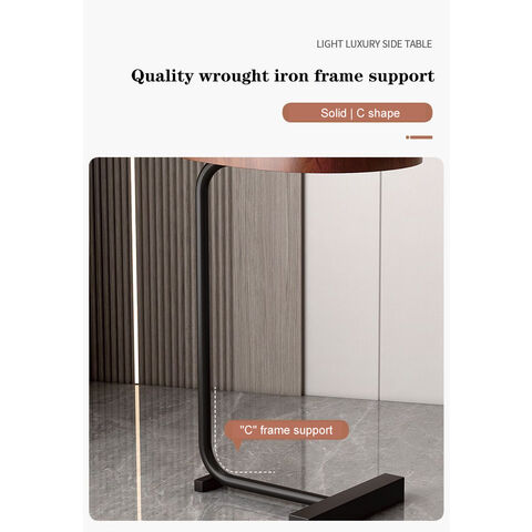 Mesa Auxiliar Taburete Muebles de Metal Baratos Diseñador de Café Sala de Estar Extremo Moderno Sofá Mesa de Té Lateral