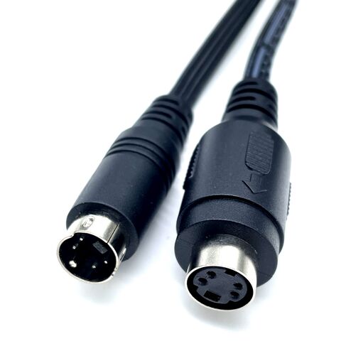 Kundenspezifisches MINI 5 Pin Stecker- und Buchsen-Verlängerungskabel DIN-Kabel für Monitor, Router, Stromkabel
