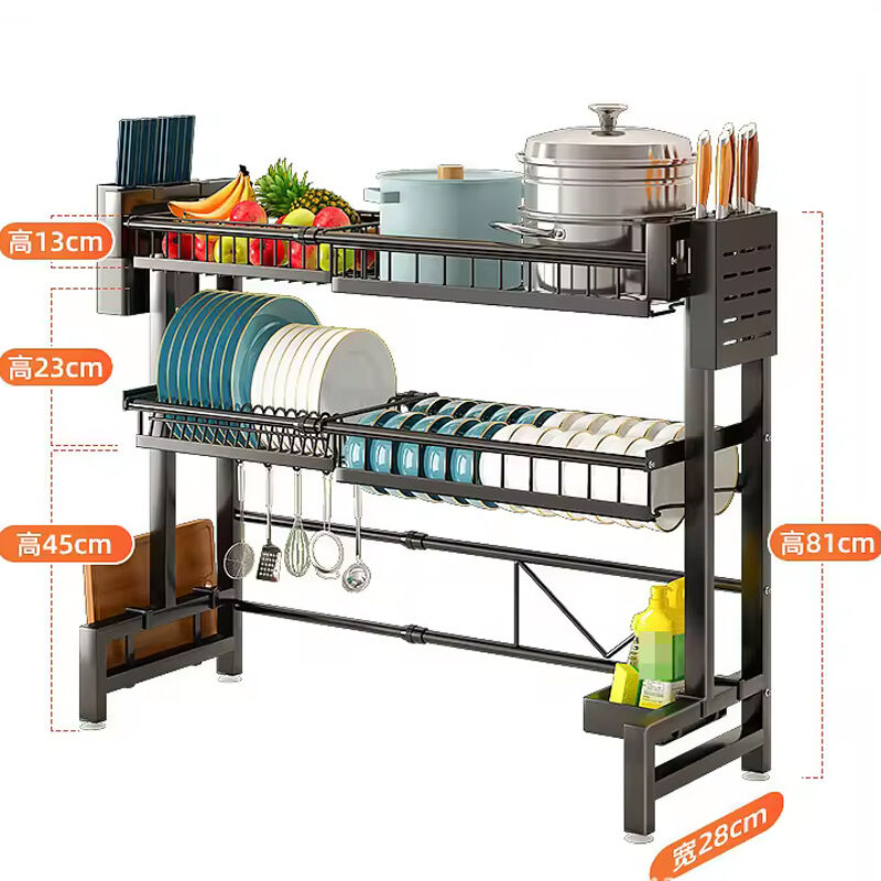 Dish Displacement Rack Bulk Buy China Wholesale 2 Layers Telescopic Drainer Dish Drying Rack ...