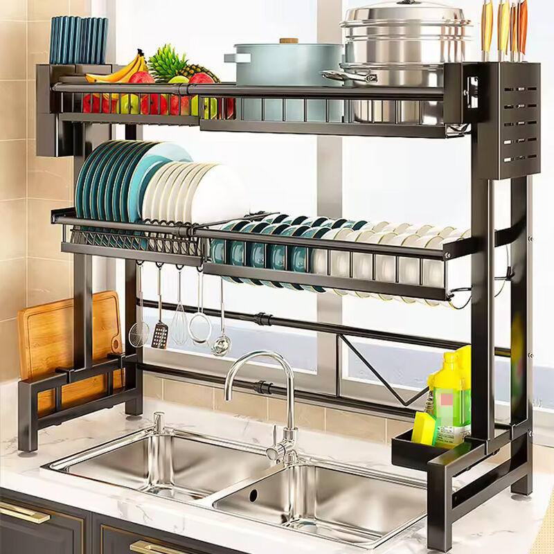 Linear Dish Rack Bulk Buy China Wholesale 2 Layers Telescopic Drainer Dish Drying Rack ...
