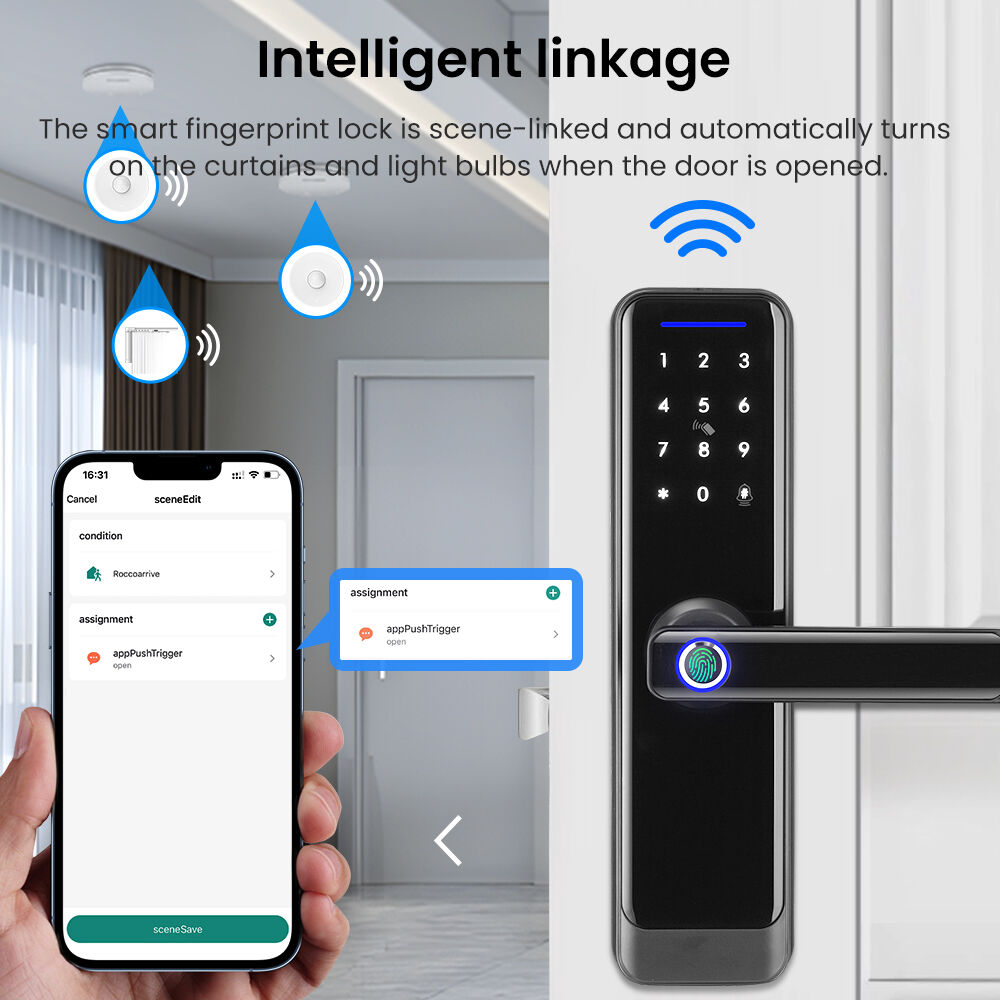 Picture of Wifi Fingerprint Digital Password Keyless Avatto Apartment Home Room ...