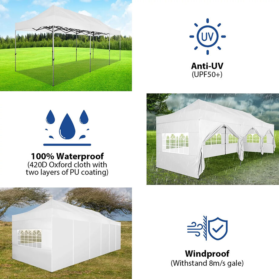 Aimich 10x30m Big Glamping Birthday Wedding Home Party Tent Trade Show