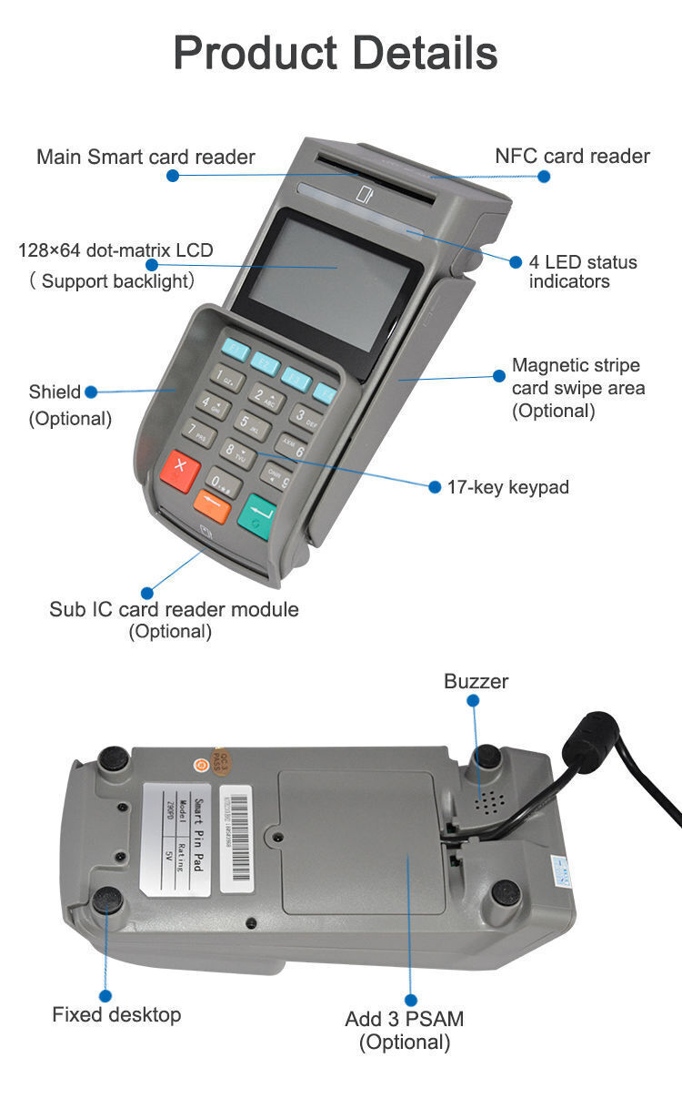 Pinpad Modelnumber Bulk Buy China Wholesale Three In One E-payment Pinpad With Msr+ ...