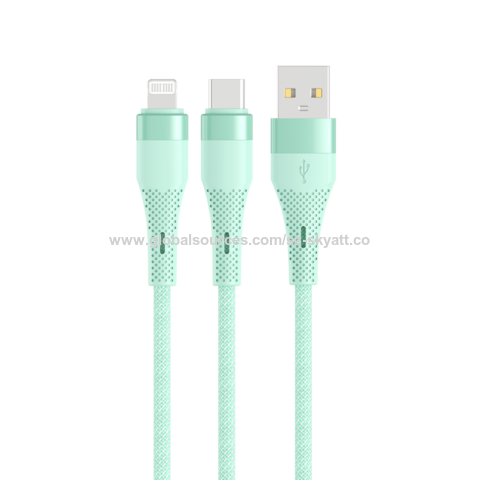Manufacrurer A-C C-C C-Lightning Cable PVC+Alluminum Shell TPE Jacket