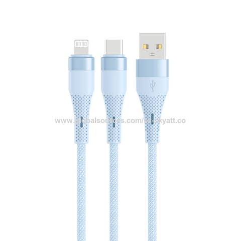Manufacrurer A-C C-C C-Lightning Cable PVC+Alluminum Shell TPE Jacket