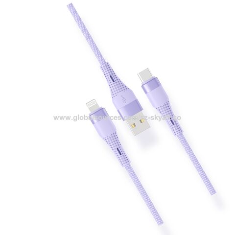 Manufacrurer A-C C-C C-Lightning Cable PVC+Alluminum Shell TPE Jacket