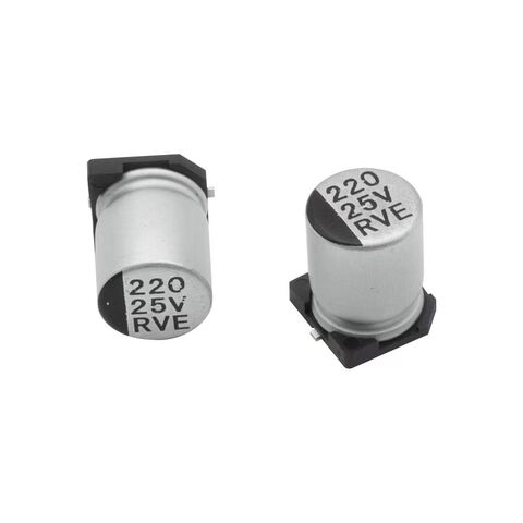 100uF 35V SMD Aluminium-Elektrolyt-Kondensator mit niedriger Impedanz