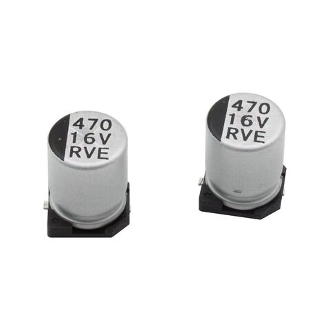 100uF 35V SMD Aluminium-Elektrolyt-Kondensator mit niedriger Impedanz