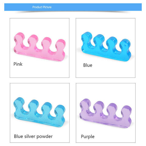 Separador de Dedos de Silicona para Uñas Artísticas, Corrector de Juanetes, Soporte para Pulgar, Herramientas para Uñas