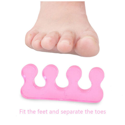 Separador de Dedos de Silicona para Uñas Artísticas, Corrector de Juanetes, Soporte para Pulgar, Herramientas para Uñas