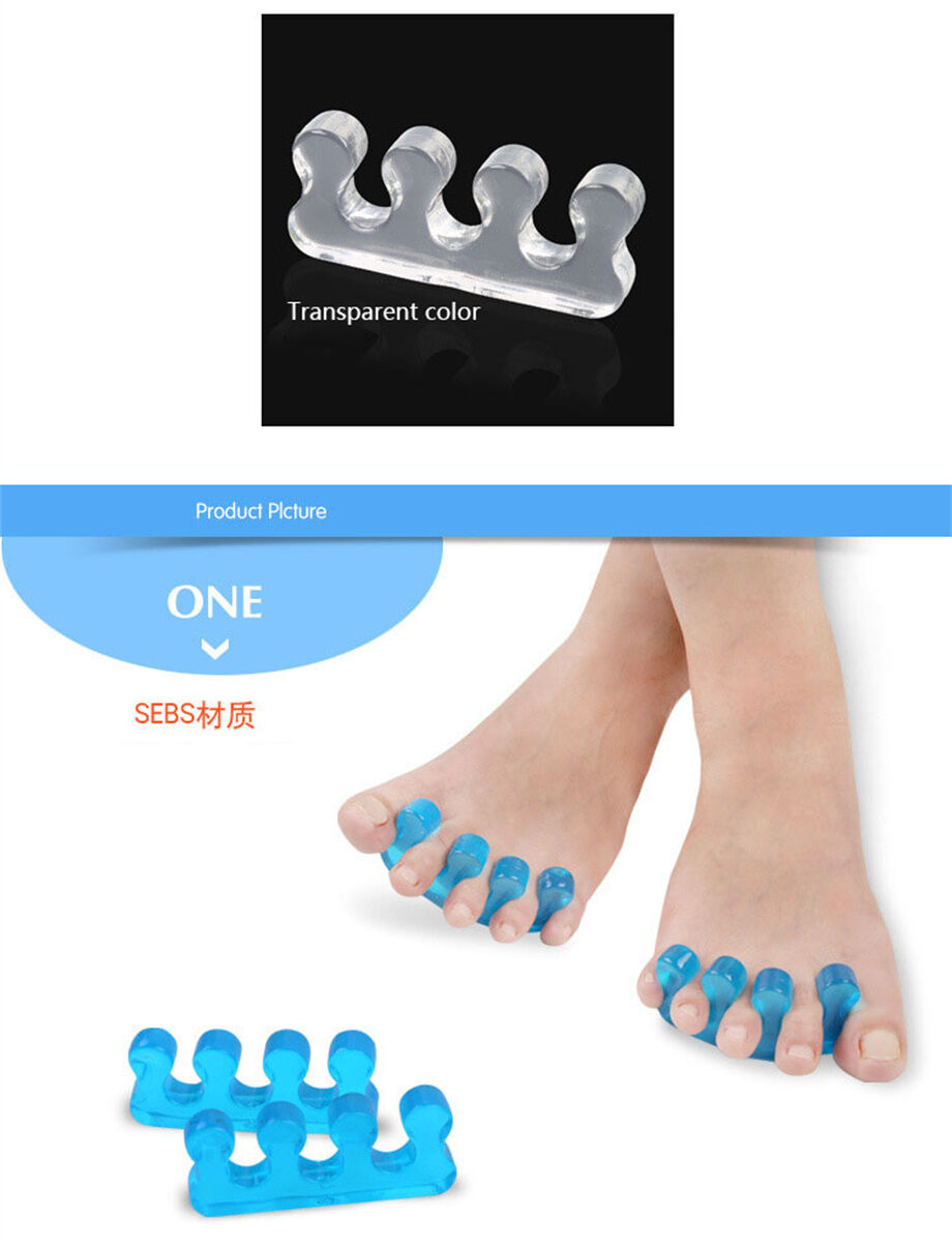 Nail Art Silicone Toe Fixer Nail Tools Thumb Bracket Valgus Corrector ...
