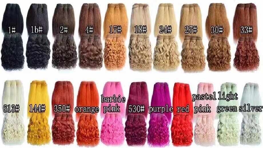 Fashion Style Hot Sell Angora Doll Hair Wig Weft Mohair 100% Angora ...