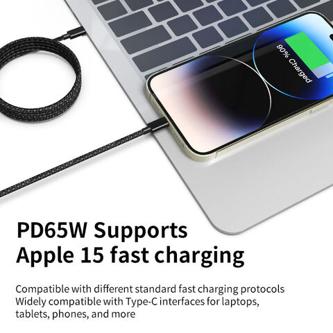 Cable de Datos de Carga Rápida USB A / USB C a Tipo C con Succión Magnética de 100W 6A, Fácil Almacenamiento para Cargar Teléfonos Samsung USB C