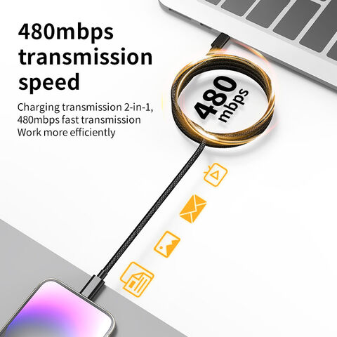 Cable de Datos de Carga Rápida USB A / USB C a Tipo C con Succión Magnética de 100W 6A, Fácil Almacenamiento para Cargar Teléfonos Samsung USB C