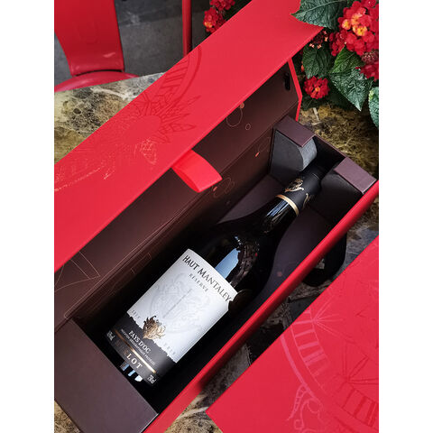Boîtes de bougies en carton de luxe personnalisées, boîtes cadeaux magnétiques en papier, boîtes d'emballage pour vin