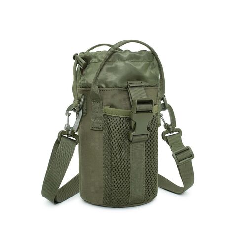 Wasserdichte Wasserflaschentasche, Tragetasche, Weinflaschenträger, Crossbody-Tasche mit Gurt für Fitnessstudio