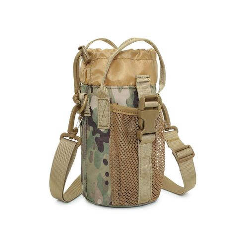 Wasserdichte Wasserflaschentasche, Tragetasche, Weinflaschenträger, Crossbody-Tasche mit Gurt für Fitnessstudio