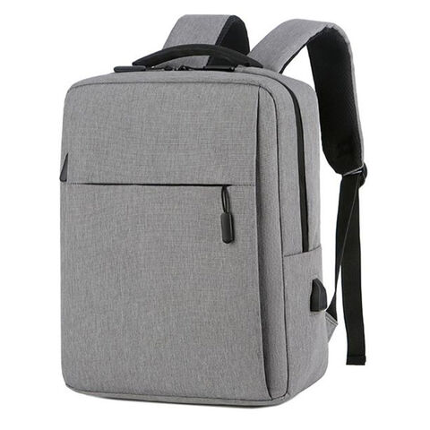 Mochila Unisex para Laptop HR021, Color Sólido, Nylon, Ideal para Negocios, Universidad, Bolso de Hombro, Portátil, Ligera, Universal, para Computadora y Escuela