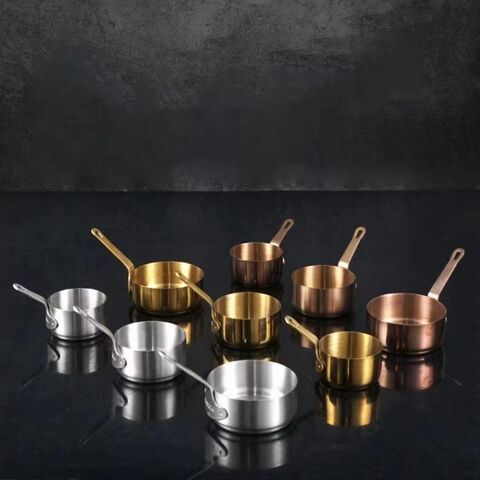 Kleine Soßenschale aus 304 Edelstahl mit Griff, Gewürzschälchen, Ketchup Hot Pot Dip Schüssel, Untertasse, Mischschale für Zuhause