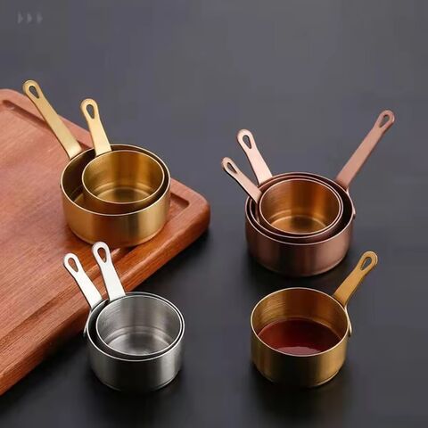 Kleine Soßenschale aus 304 Edelstahl mit Griff, Gewürzschälchen, Ketchup Hot Pot Dip Schüssel, Untertasse, Mischschale für Zuhause