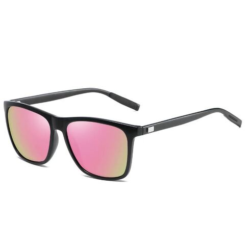 Lunettes de soleil polarisées unisexe en aluminium et magnésium style vintage pour hommes/femmes
