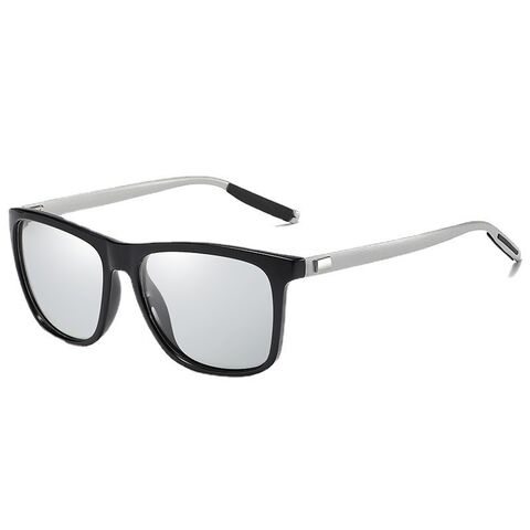 Lunettes de soleil polarisées unisexe en aluminium et magnésium style vintage pour hommes/femmes