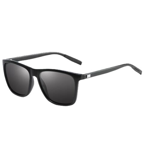 Lunettes de soleil polarisées unisexe en aluminium et magnésium style vintage pour hommes/femmes