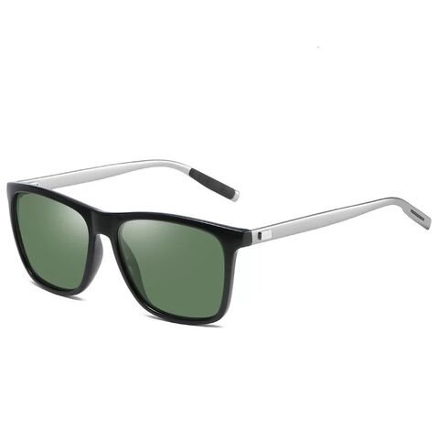 Lunettes de soleil polarisées unisexe en aluminium et magnésium style vintage pour hommes/femmes