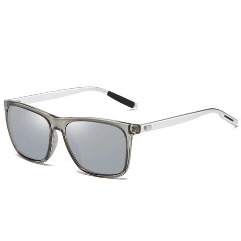 Lunettes de soleil polarisées unisexe en aluminium et magnésium style vintage pour hommes/femmes