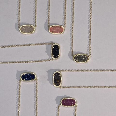 Colliers de bijoux avec logo personnalisé, plaqué or et argent