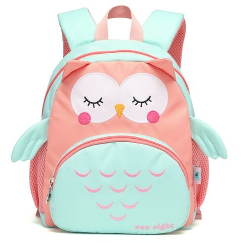 Mochilas infantiles de lona con diseño de mariposa, mochila ligera para niños, bolso escolar con dibujos animados en 3D para niñas y niños