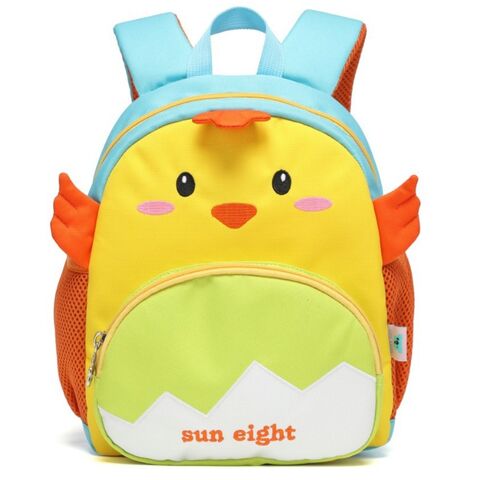 Mochilas infantiles de lona con diseño de mariposa, mochila ligera para niños, bolso escolar con dibujos animados en 3D para niñas y niños