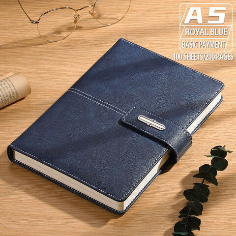 Set Alat Tulis Kantor Kulit Isi Ulang Mewah Promosi AI-MICH, Buku Catatan Logo Kustom, Pena, Gelas Minum untuk Set Hadiah Bisnis