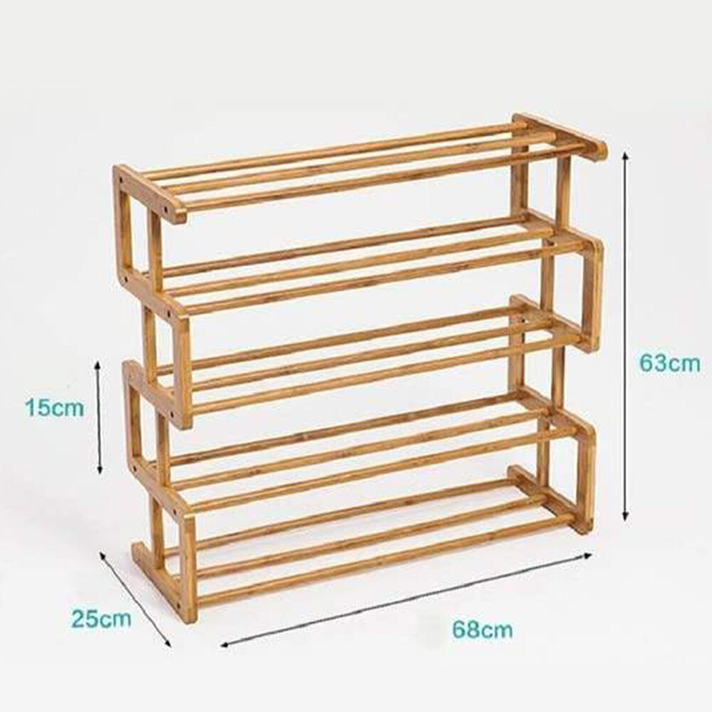 Shoeden Racks Wooden Shoe Rack Supports Space-saving Storage Racks For Shelving ...