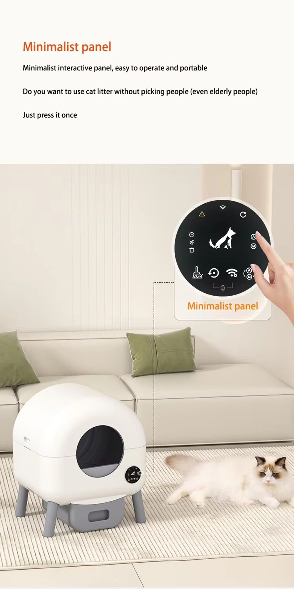 Best Selling Smart Cat Litter Box For Household Expore China