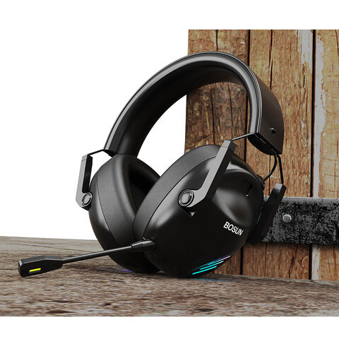 Auscultadores Over-Ear com Banda Bluetooth Estéreo Gamer RGB para Jogos