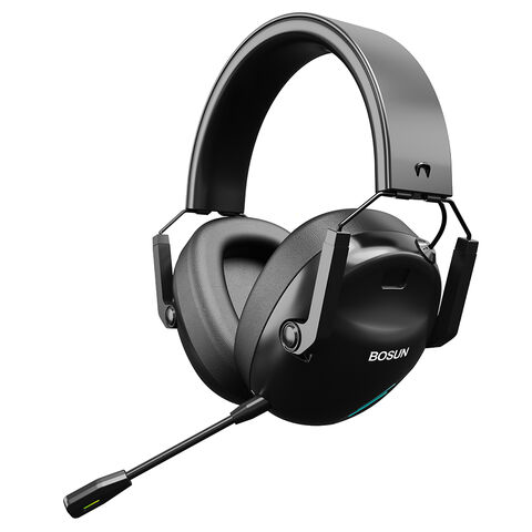 Auscultadores Over-Ear com Banda Bluetooth Estéreo Gamer RGB para Jogos