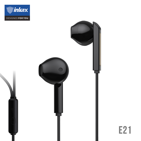 Inkax 3,5mm Kabelgebundene Kopfhörer In-Ear Ohrhörer Kunststoff In-Ear 1,2M Kabelgebundenes Headset für Telefon