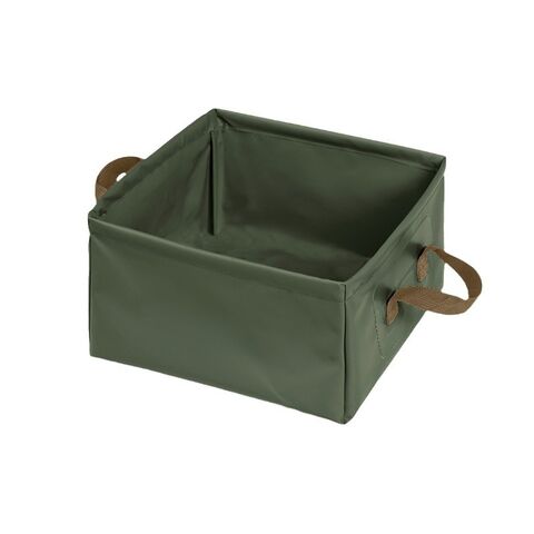 Bañera plegable portátil para pies, cubo cuadrado, lavabo para playa, juego de agua y arena, cubo para pedicura