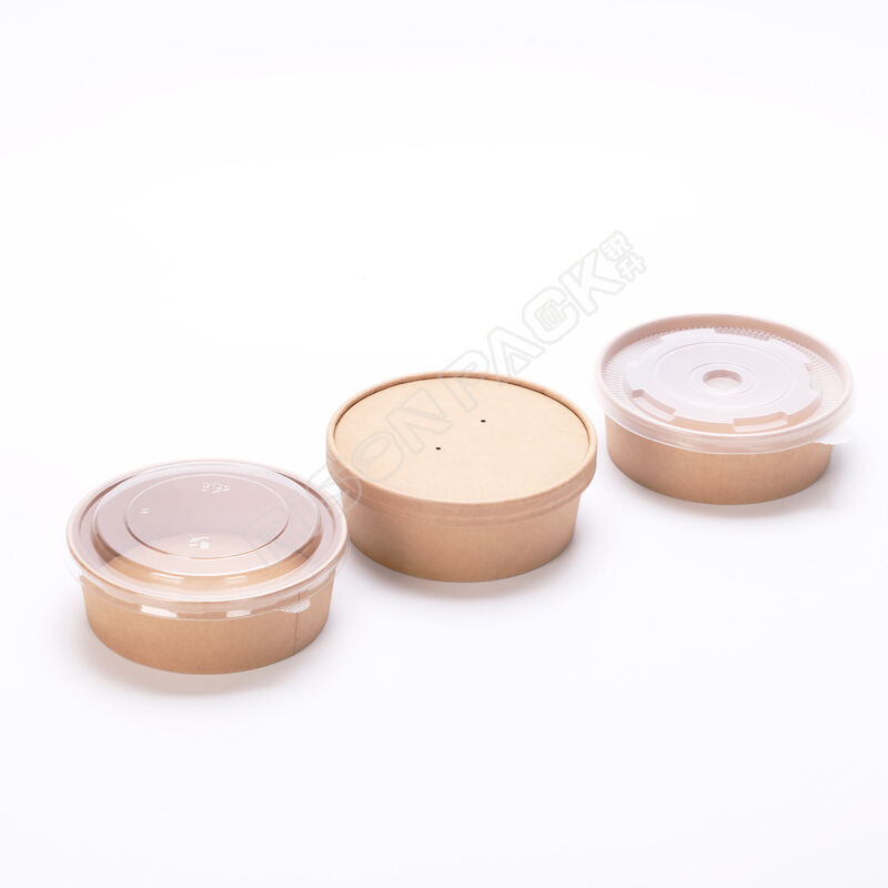 Disposable Food Containers, Kraft Food Packaging Box, Custom Logo Kraft ...