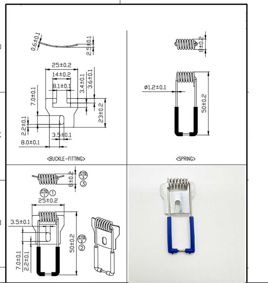 Torque Spring Bracket Custom Oem Torsion Springs, Ceiling Light Installation Torsion Springs ...