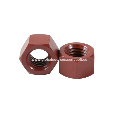 Tuerca Hexagonal Pesada de 5 Pulgadas API20E 8MLCuN PTFE XYLAR2 A194grB5 con Imprimación Cerámica de Fluoropolímero