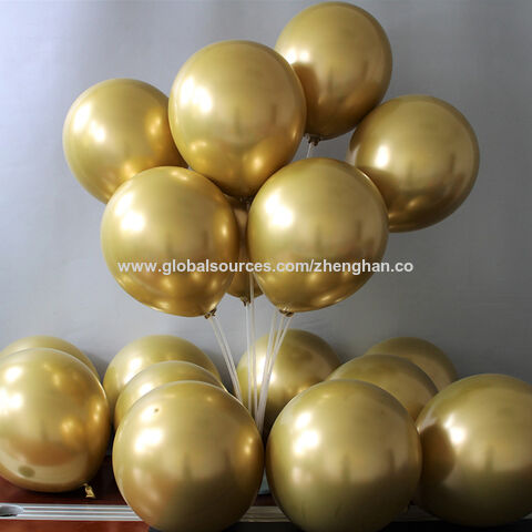Fabrikpreis Bestseller biologisch abbaubarer Chrom Metallic Latex Ballon, Spielzeugballon, Folienballon, Geburtstagsfeier Dekorationsballon
