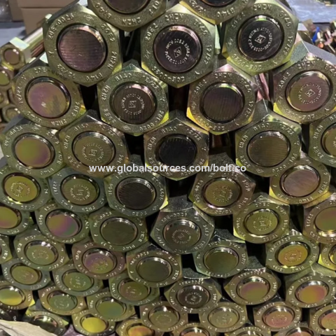 Tuerca Hexagonal Pesada de 5 Pulgadas API20E 8MLCuN PTFE XYLAR2 A194grB5 con Imprimación Cerámica de Fluoropolímero